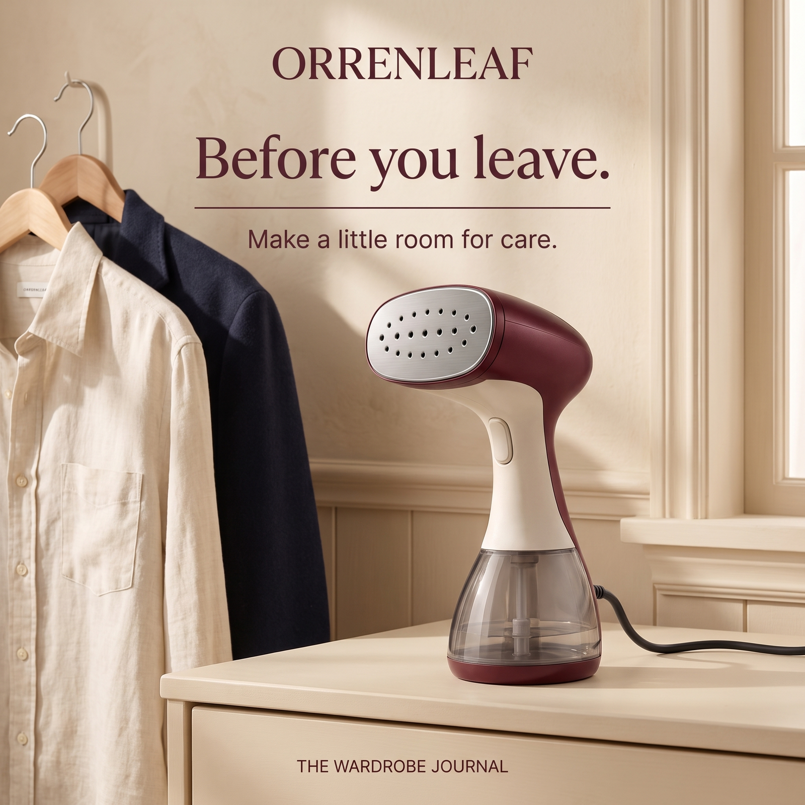 Handheld Garment Steamer — everyday use or styling callouts
