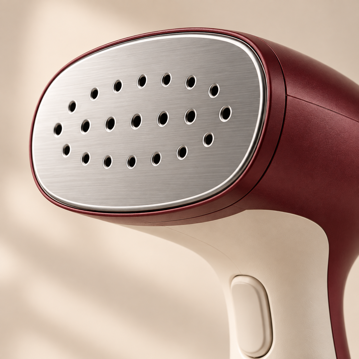 Handheld Garment Steamer — close-up product photograph